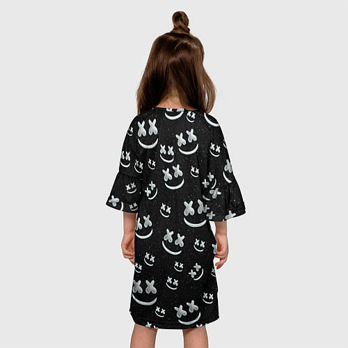 Детское платье Marshmello / 3D-принт – фото 4