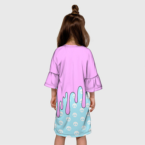 Детское платье BRAWL STARS / 3D-принт – фото 4