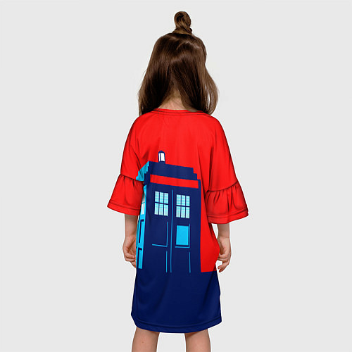 Детское платье IN TARDIS WE TRUST / 3D-принт – фото 4