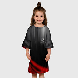Платье клеш для девочки LEXUS, цвет: 3D-принт — фото 2