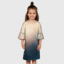 Платье клеш для девочки Тана, цвет: 3D-принт — фото 2