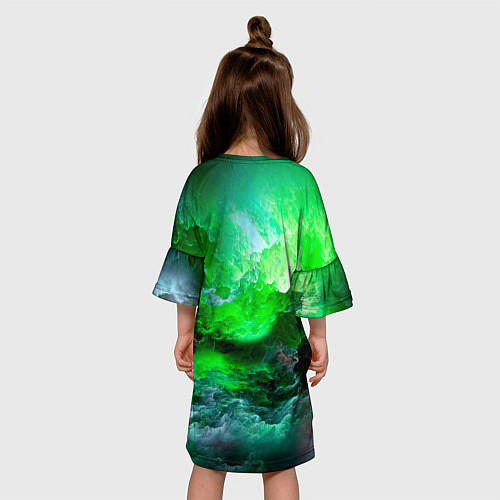 Детское платье Space Leon Brawl Stars / 3D-принт – фото 4