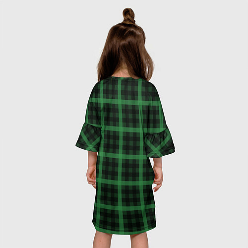 Детское платье Шотландка / 3D-принт – фото 4