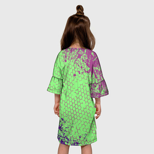 Детское платье Brawl Stars Spike / 3D-принт – фото 4
