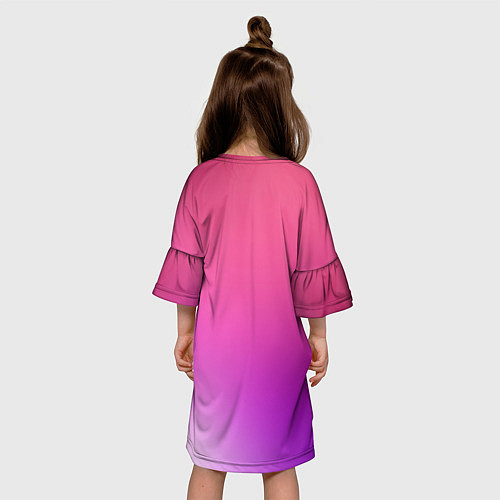 Детское платье Нежный цвет / 3D-принт – фото 4