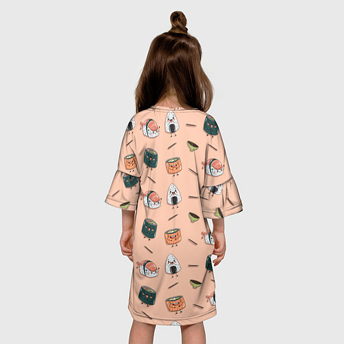 Детское платье Суши / 3D-принт – фото 4