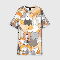 Детское платье Кошачья стая