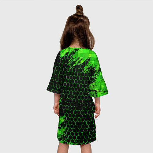 Детское платье MINECRAFT CREEPER / 3D-принт – фото 4
