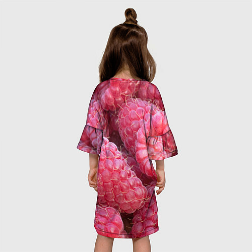 Детское платье Очень много малины / 3D-принт – фото 4
