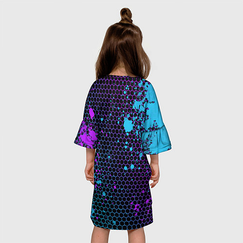 Детское платье Brawl Stars CROW / 3D-принт – фото 4
