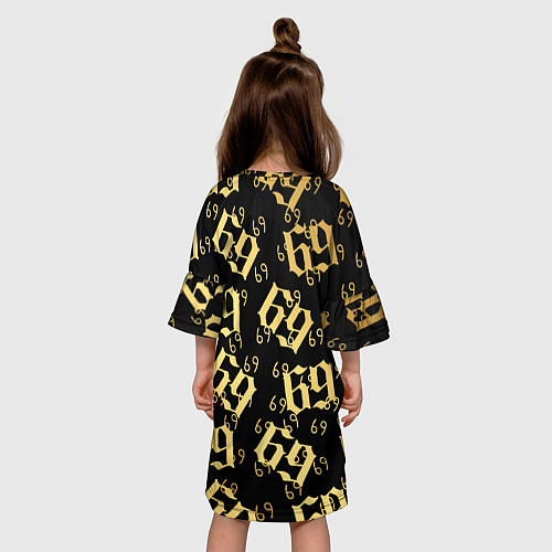 Детское платье 6ix9ine Gold / 3D-принт – фото 4