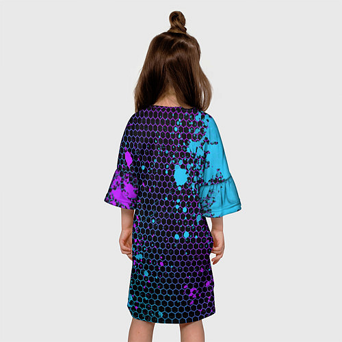 Детское платье Brawl Stars BIBI / 3D-принт – фото 4