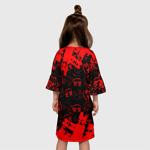 Детское платье Fortnite Marshmello / 3D-принт – фото 4