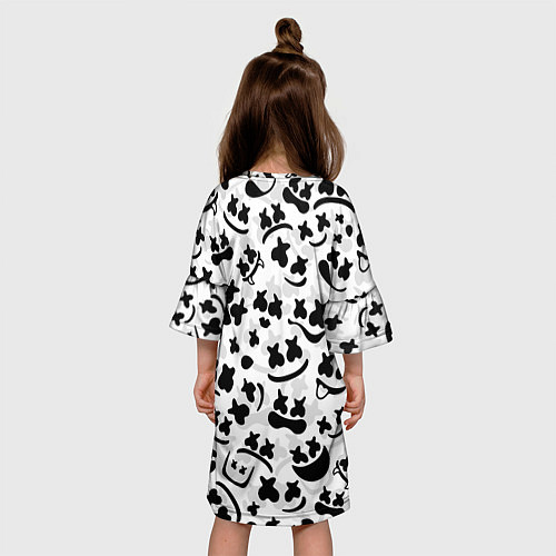 Детское платье MARSHMELLO FACE / 3D-принт – фото 4