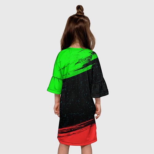 Детское платье BRAWL STARS NEW SPROUT 8 / 3D-принт – фото 4