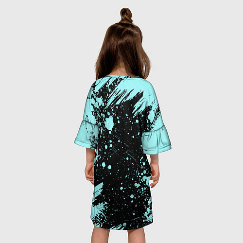 Детское платье Brawl Stars CROW / 3D-принт – фото 4
