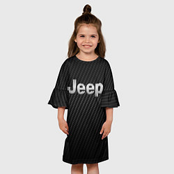 Платье клеш для девочки Jeep Z, цвет: 3D-принт — фото 2