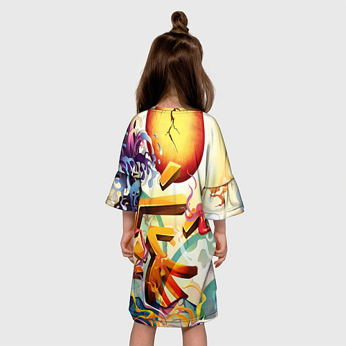 Детское платье Dsquared tatoo / 3D-принт – фото 4