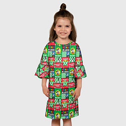 Платье клеш для девочки Микки Маус, цвет: 3D-принт — фото 2