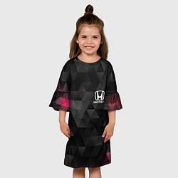 Платье клеш для девочки HONDA, цвет: 3D-принт — фото 2