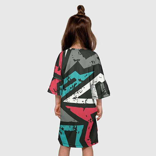 Детское платье Geometric Abstraction / 3D-принт – фото 4