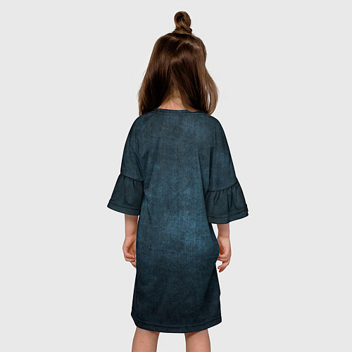 Детское платье Текстура поверхность пятна / 3D-принт – фото 4