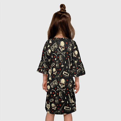 Детское платье Heavy Metal / 3D-принт – фото 4