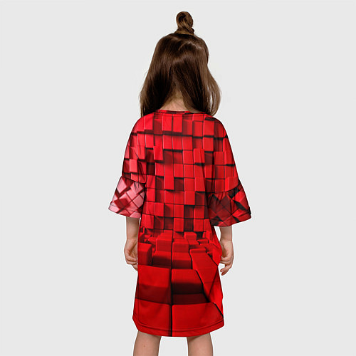 Детское платье 3D кубики / 3D-принт – фото 4