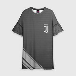 Платье клеш для девочки JUVENTUS, цвет: 3D-принт