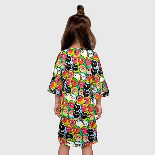 Детское платье Папуги / 3D-принт – фото 4
