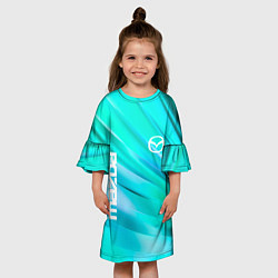 Платье клеш для девочки MAZDA, цвет: 3D-принт — фото 2