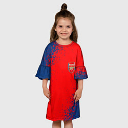 Платье клеш для девочки ARSENAL, цвет: 3D-принт — фото 2