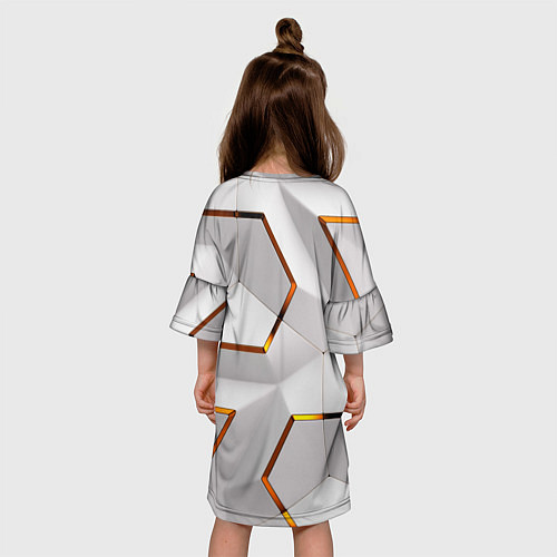 Детское платье 3D абстракция Iron / 3D-принт – фото 4