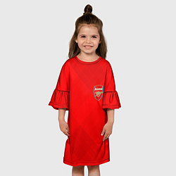 Платье клеш для девочки ARSENAL цвета 3D-принт — фото 2