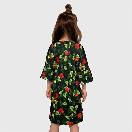 Детское платье Цветочный сад / 3D-принт – фото 4