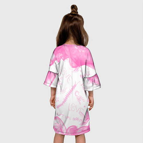 Детское платье LIL PEEP ЛИЛ ПИП / 3D-принт – фото 4