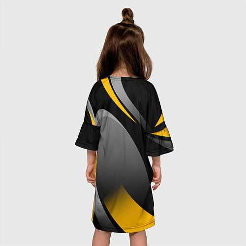 Детское платье Juventus Uniform / 3D-принт – фото 4