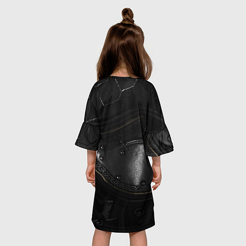Детское платье MORTAL SHELL БРОНЯ / 3D-принт – фото 4