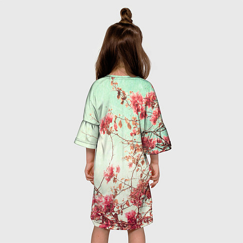 Детское платье Цветы / 3D-принт – фото 4