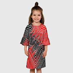 Платье клеш для девочки BMTH, цвет: 3D-принт — фото 2