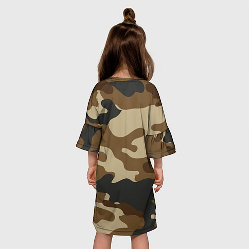 Детское платье Camouflage / 3D-принт – фото 4