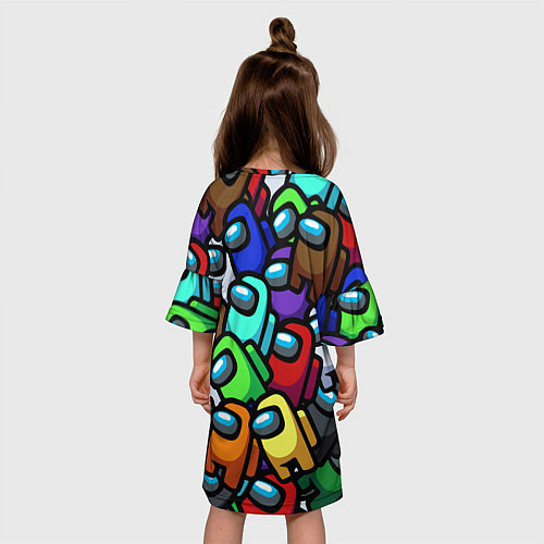 Детское платье Among us / 3D-принт – фото 4