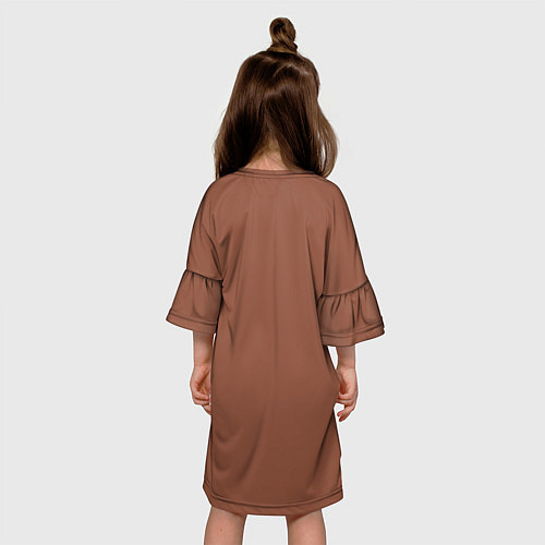 Детское платье Симметричный узор / 3D-принт – фото 4