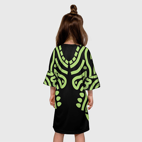 Детское платье Узор тату / 3D-принт – фото 4