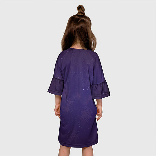 Детское платье Among Us - New Year / 3D-принт – фото 4