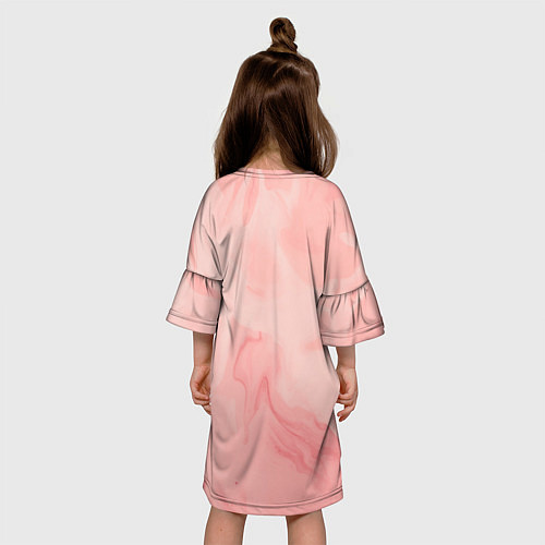 Детское платье Размытость / 3D-принт – фото 4