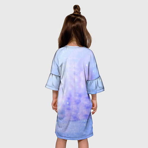 Детское платье Полярная Лисица / 3D-принт – фото 4