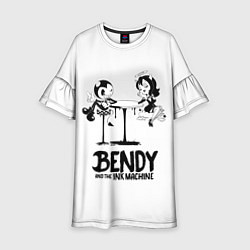 Платье клеш для девочки Bendy And The Ink Machine, цвет: 3D-принт