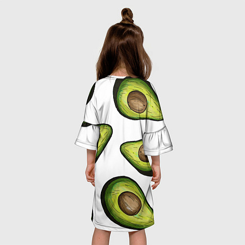 Детское платье Авокадо / 3D-принт – фото 4