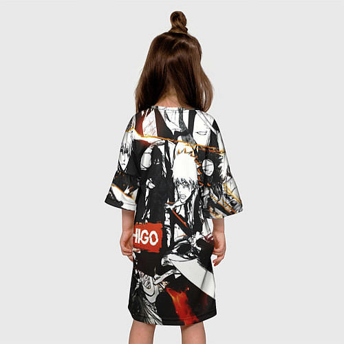 Детское платье Bleach Блич Ичиго Курасаки / 3D-принт – фото 4